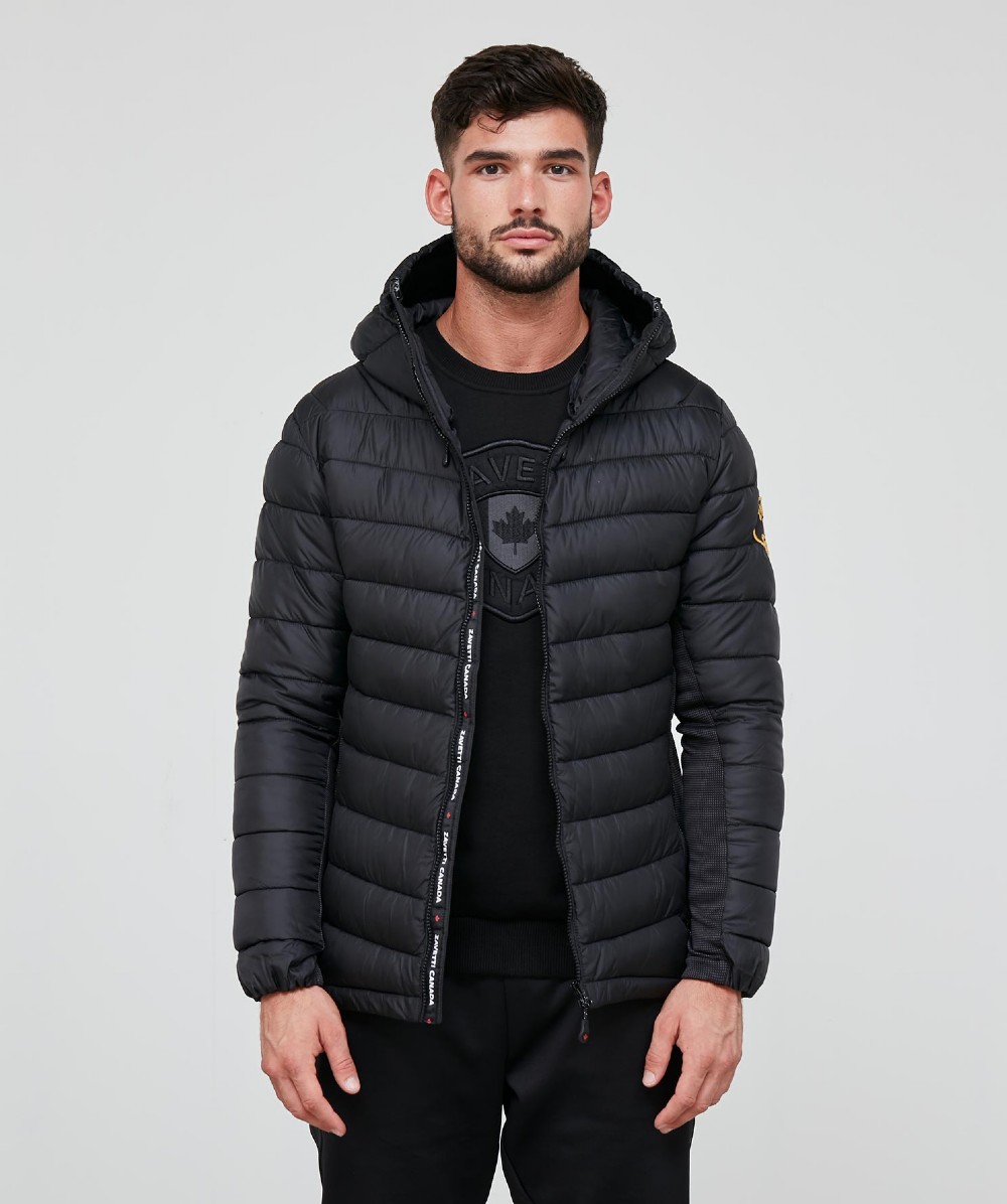 Zavetti Canada Amiata Hybrid Jacket | Black | Zavetti