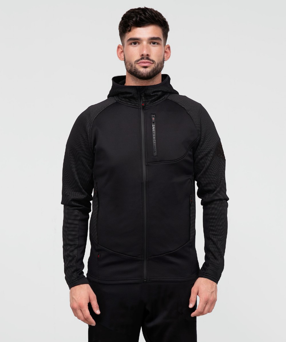 Zavetti Canada Agata Hoodie | Black | Zavetti