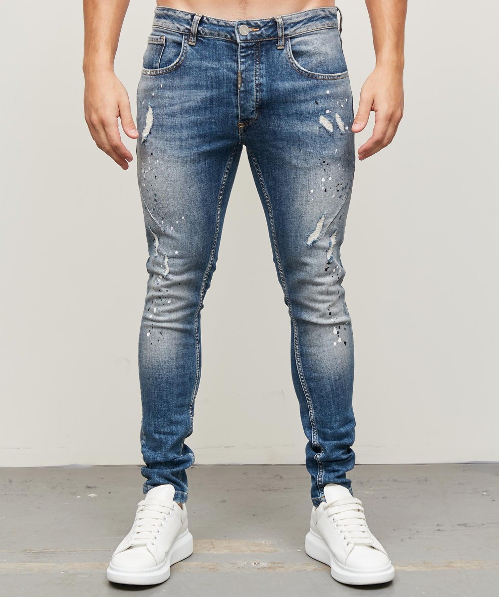 Alessandro Zavetti Raniero Denim Jean Light Indigo Wash Zavetti