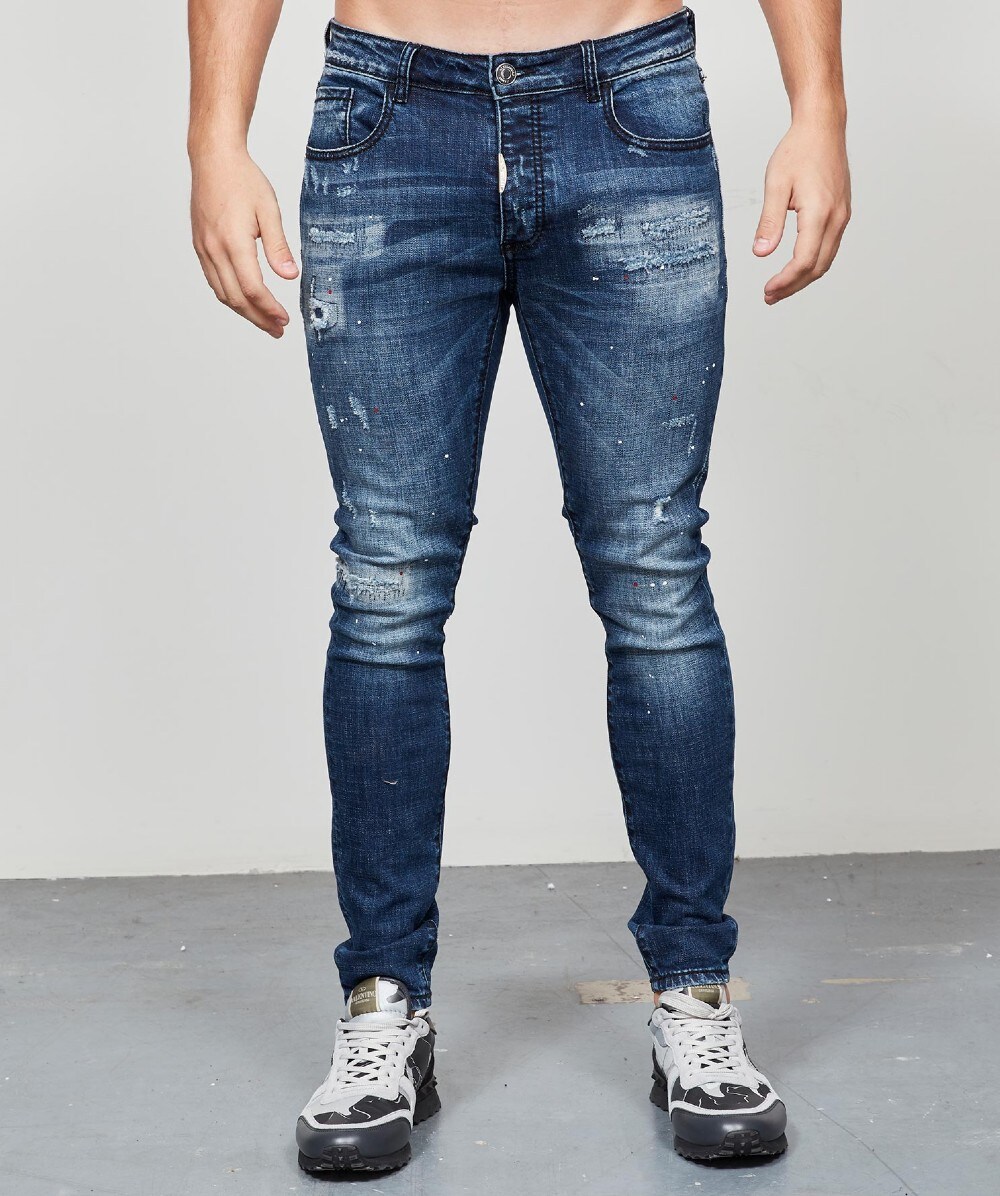 Alessandro Zavetti Mirano Superslim Denim Jean Indigo Zavetti