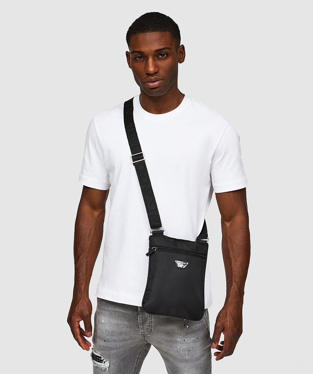 Alessandro Zavetti Nuova Messenger Bag | BLACK | Zavetti