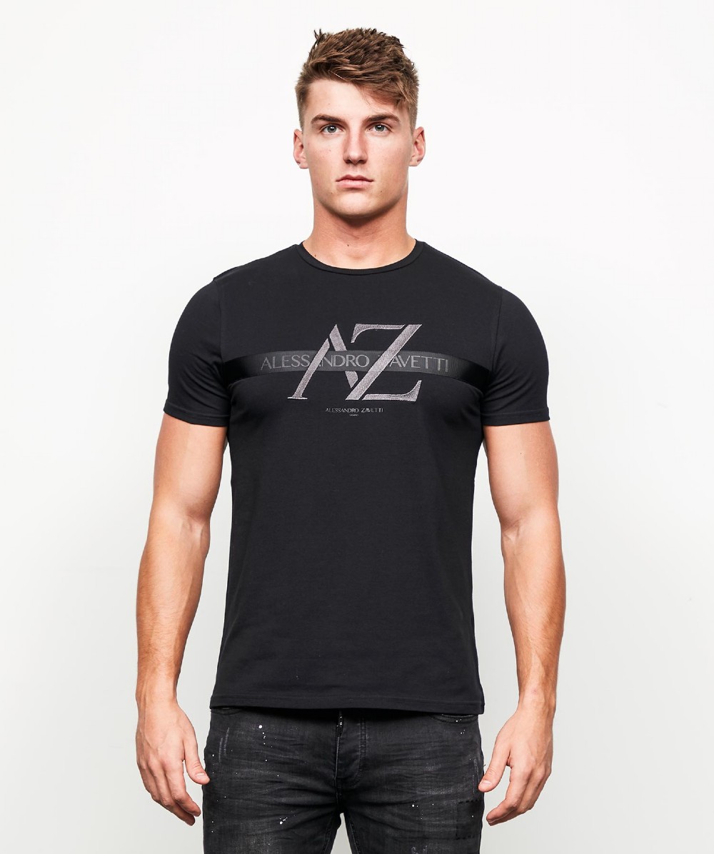 Alessandro Zavetti Loungewear Rinetta T-Shirt | Black | Zavetti
