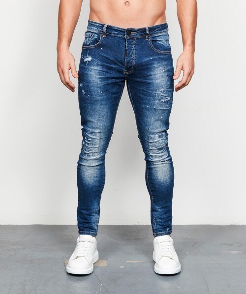 Alessandro Zavetti Rossi Superslim Jean Indigo Zavetti