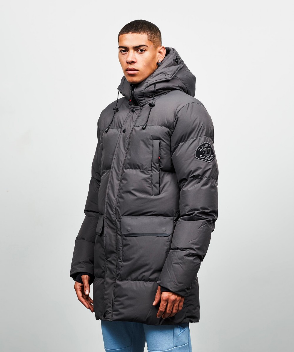 mens longline puffer coat