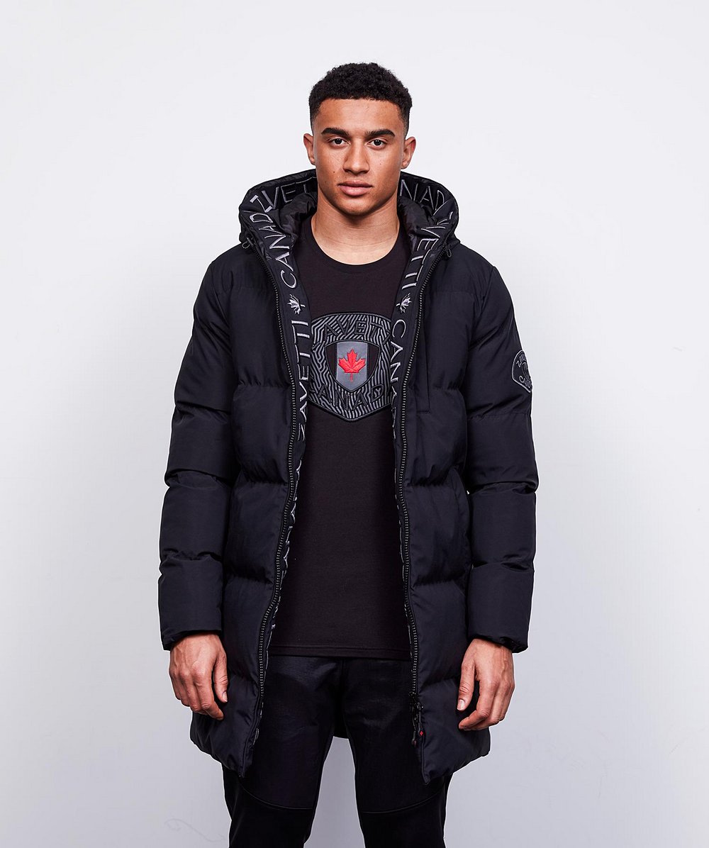 zavetti canada lavino longline puffer jacket