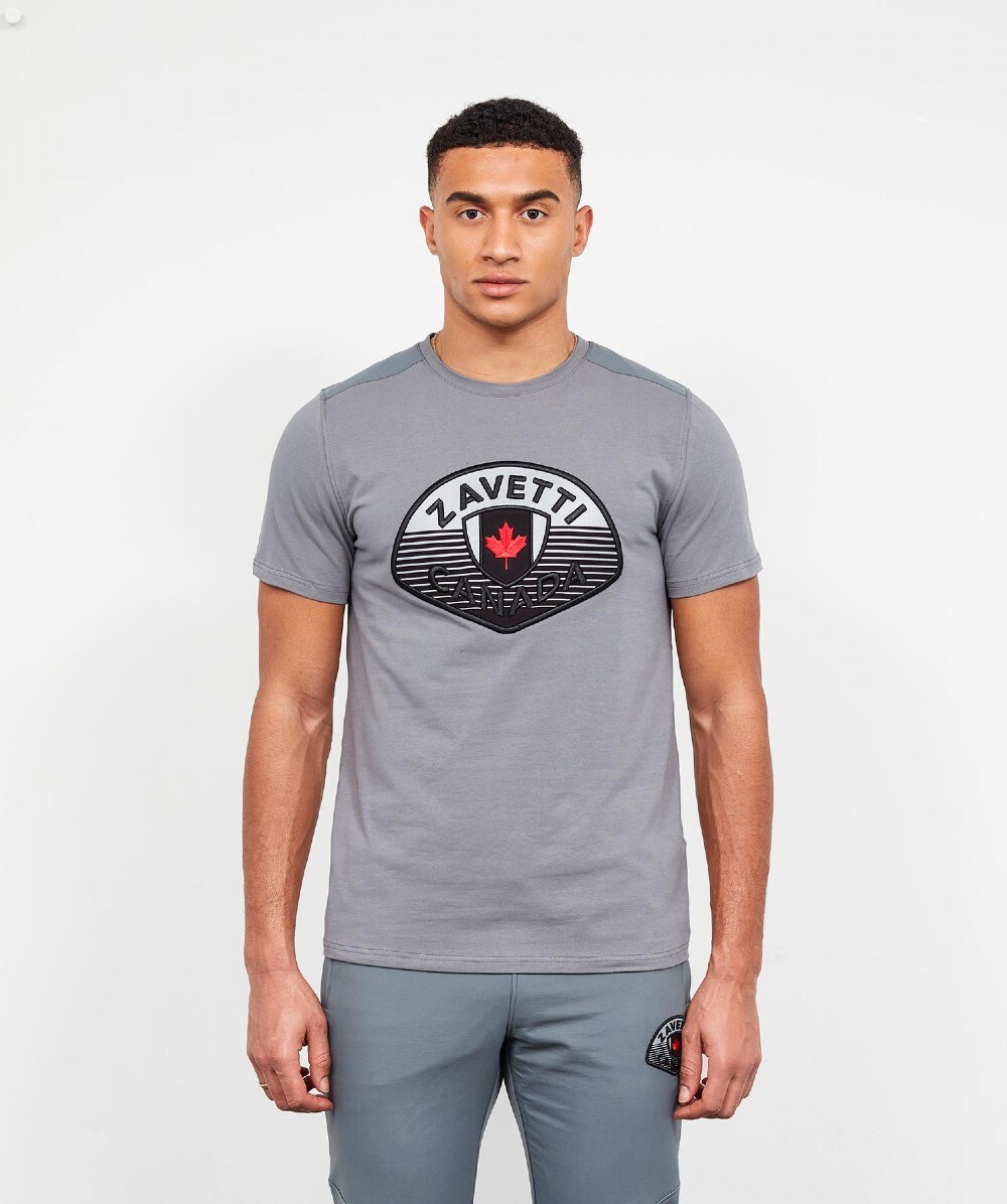 Zavetti Canada Bonnitello TShirt Light Grey Zavetti