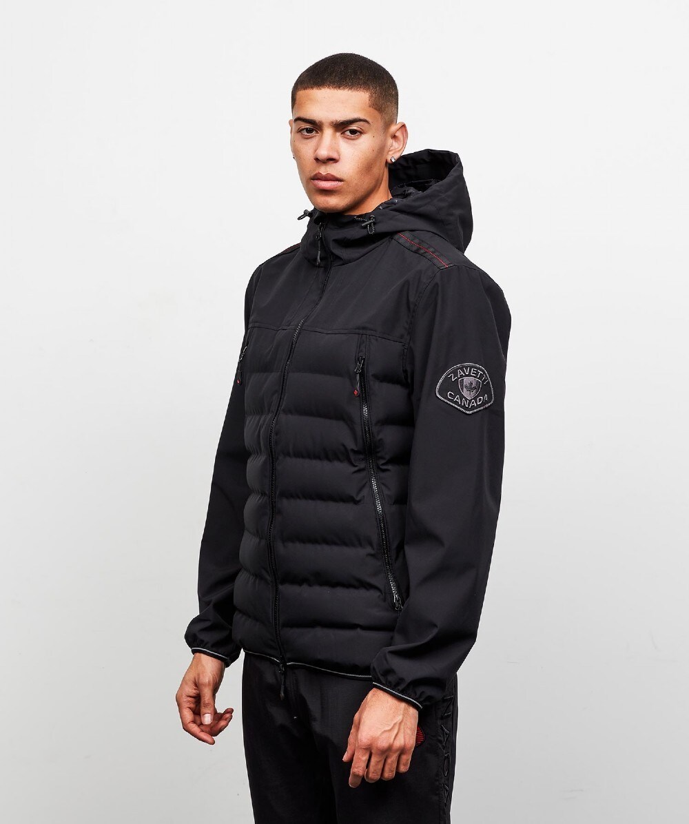 Zavetti Canada Velli Hybrid Light Jacket Black Zavetti