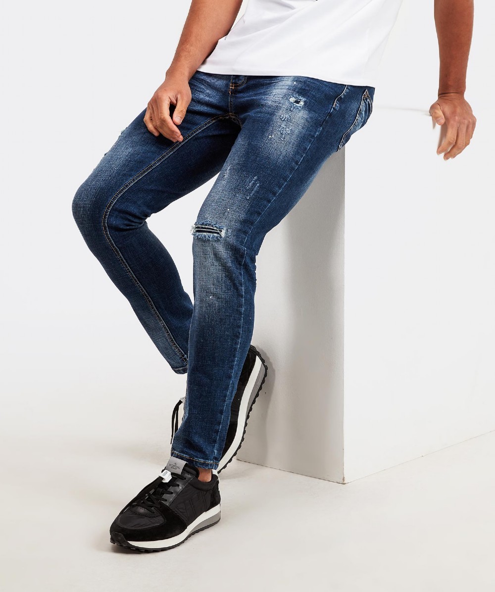 Alessandro Zavetti Renzardo Slim Jean Indigo Zavetti
