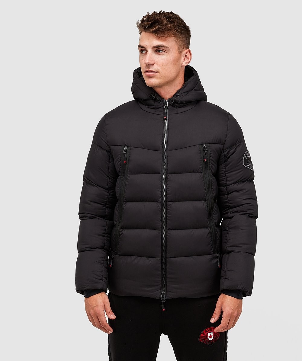 Zavetti Canada Malvini 3.0 Puffer Jacket Black Zavetti