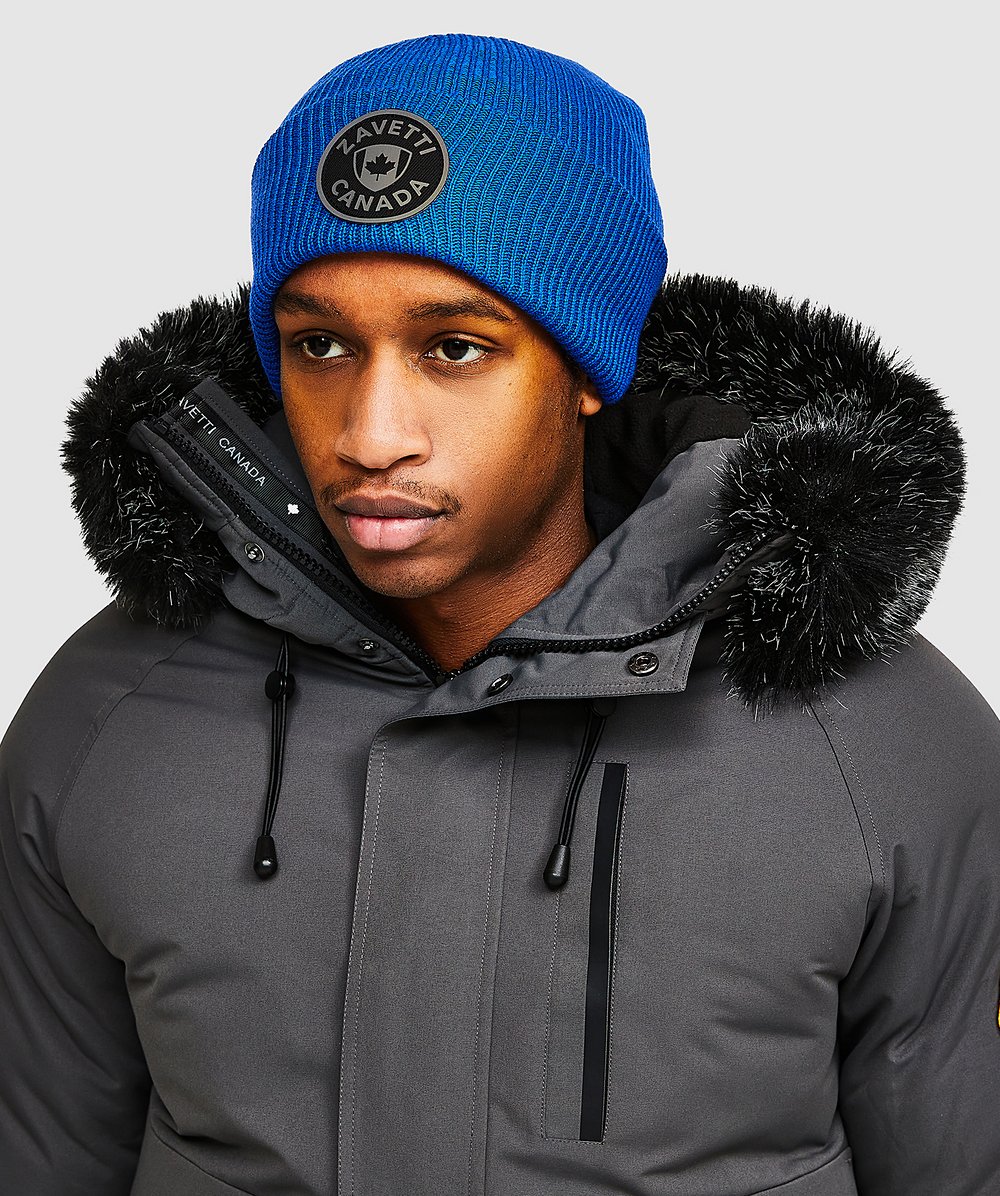 Zavetti Canada Forbes Knitted Hat Blue Lolite Zavetti