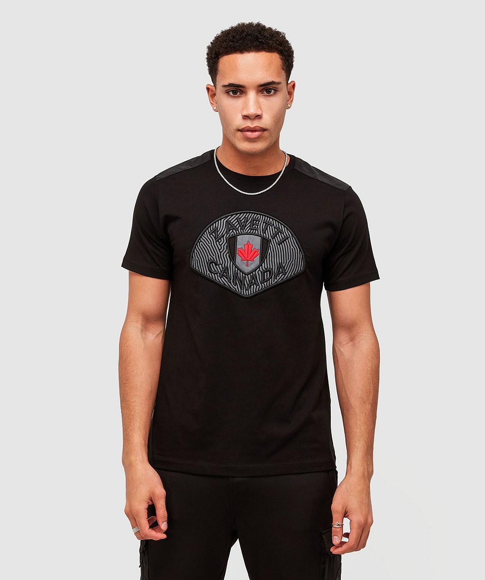Zavetti Canada Levito T-Shirt | Black | Zavetti