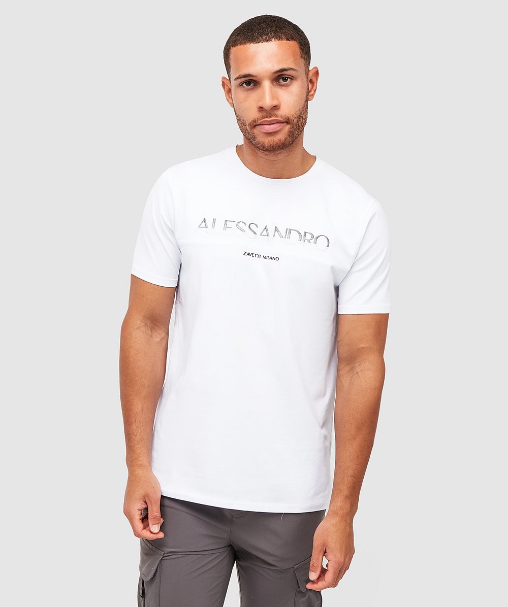 Alessandro Zavetti Alorta T-Shirt | White | Zavetti