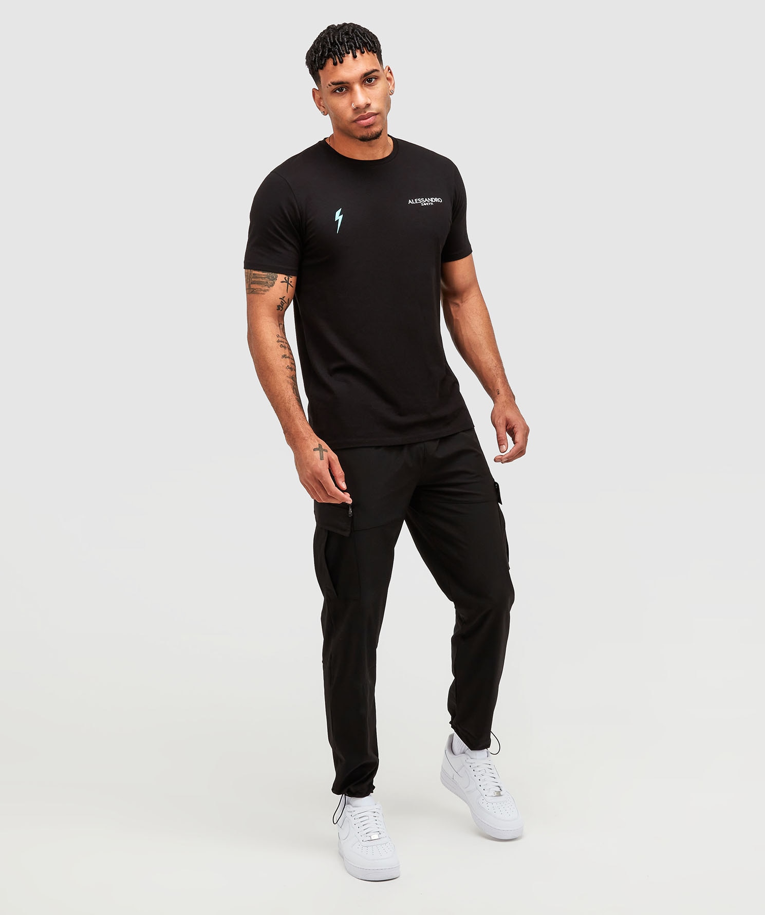 ALESSANDRO ZAVETTI MARCHIANO T-SHIRT BLACK