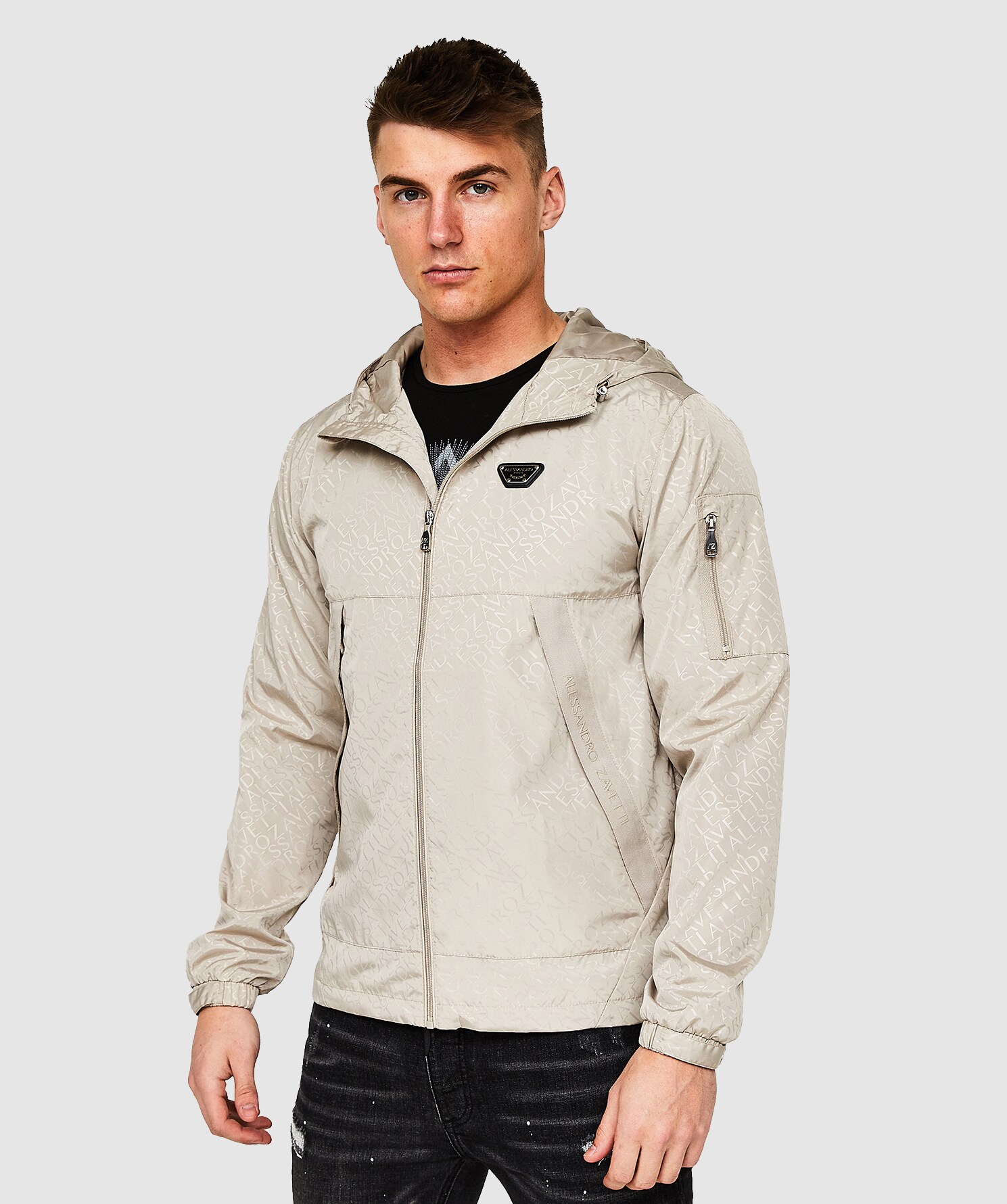 Alessandro Zavetti Borello Windbreaker Pure Cashmere Zavetti