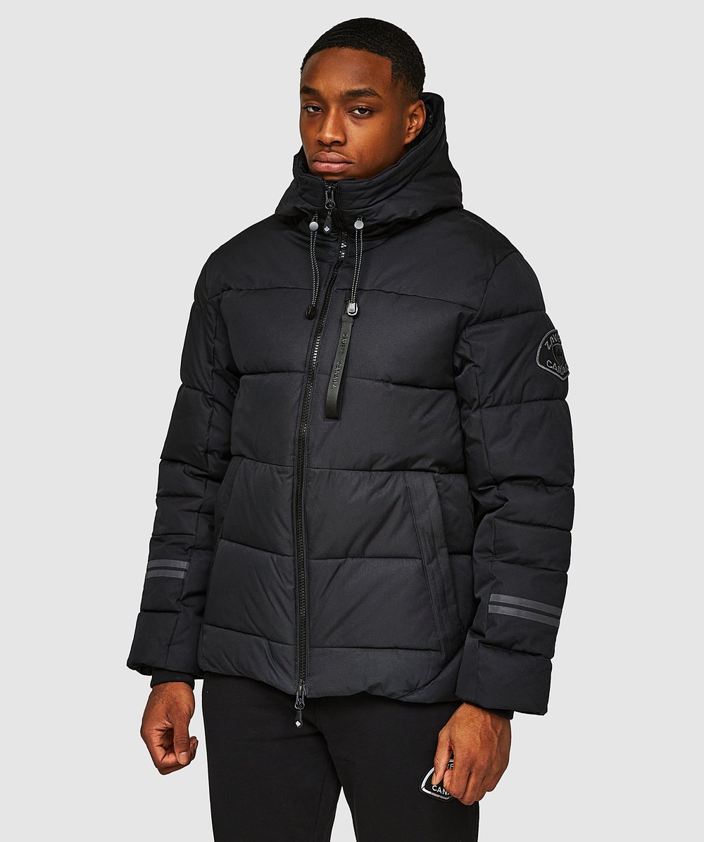 Autumn Essentials Collection Cavatalli Puffer Parka Jacket | Jet Black ...