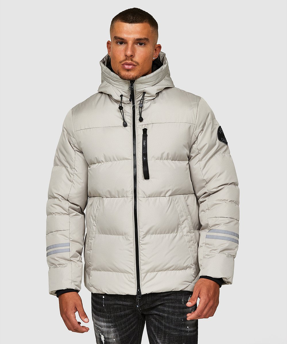 Zavetti Canada Cavatalli Puffer Parka Jacket Pure Cashmere Zavetti
