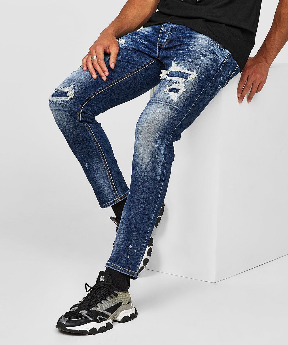 Night Out Edit Torento Mid Wash Relaxed Slim Fit Jean, Indigo