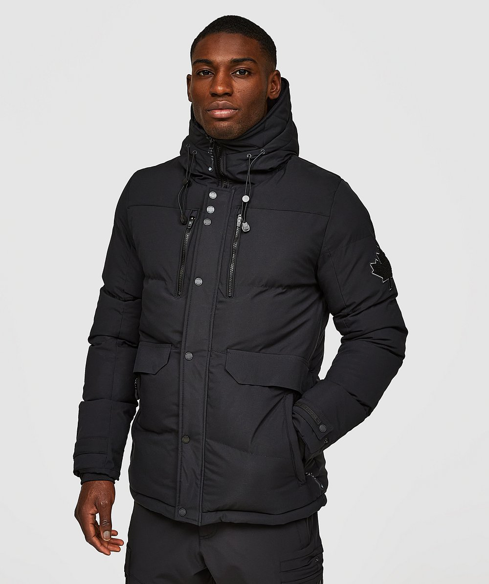 Spring Offer Atavelli Puffer Jacket | Jet Black | Zavetti