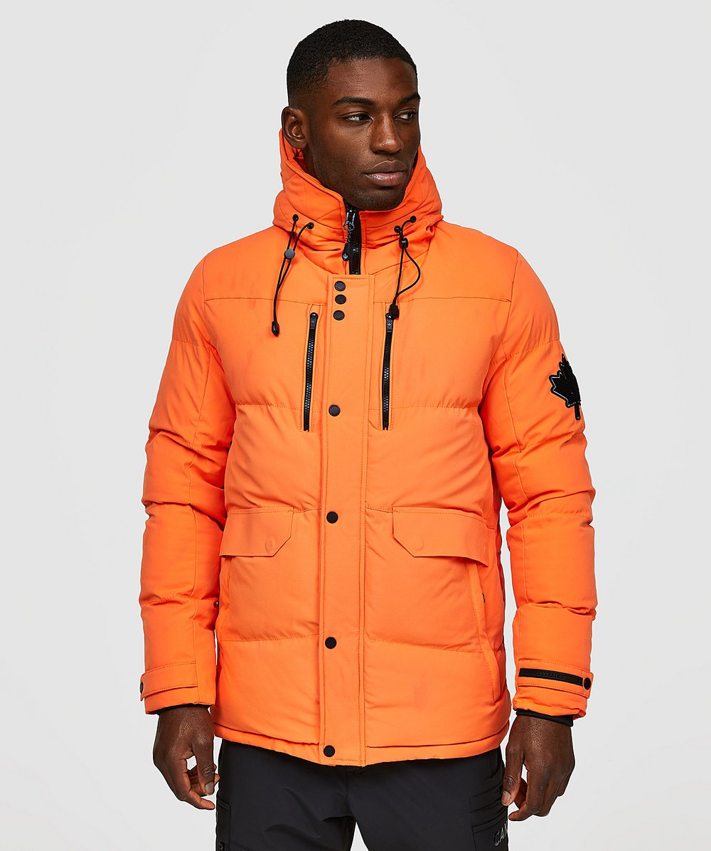 Spring Offer Atavelli Puffer Jacket | Orange | Zavetti