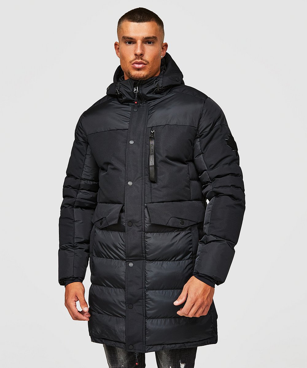 Autumn Essentials Collection Sarillon Longline Puffer Parka Jacket ...