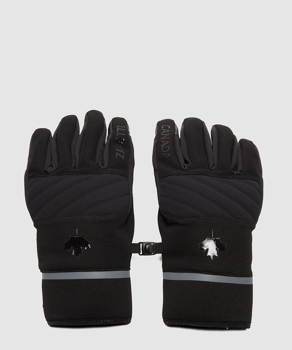 Zavetti Canada Zoletta Glove Jet Black / Charcoal Reflective Zavetti