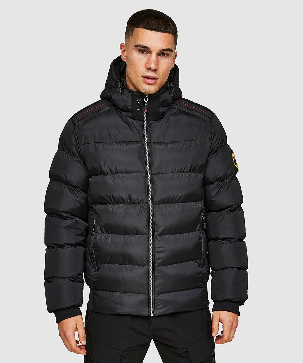 Zavetti Canada Variello Puffer Jacket Jet Black Zavetti