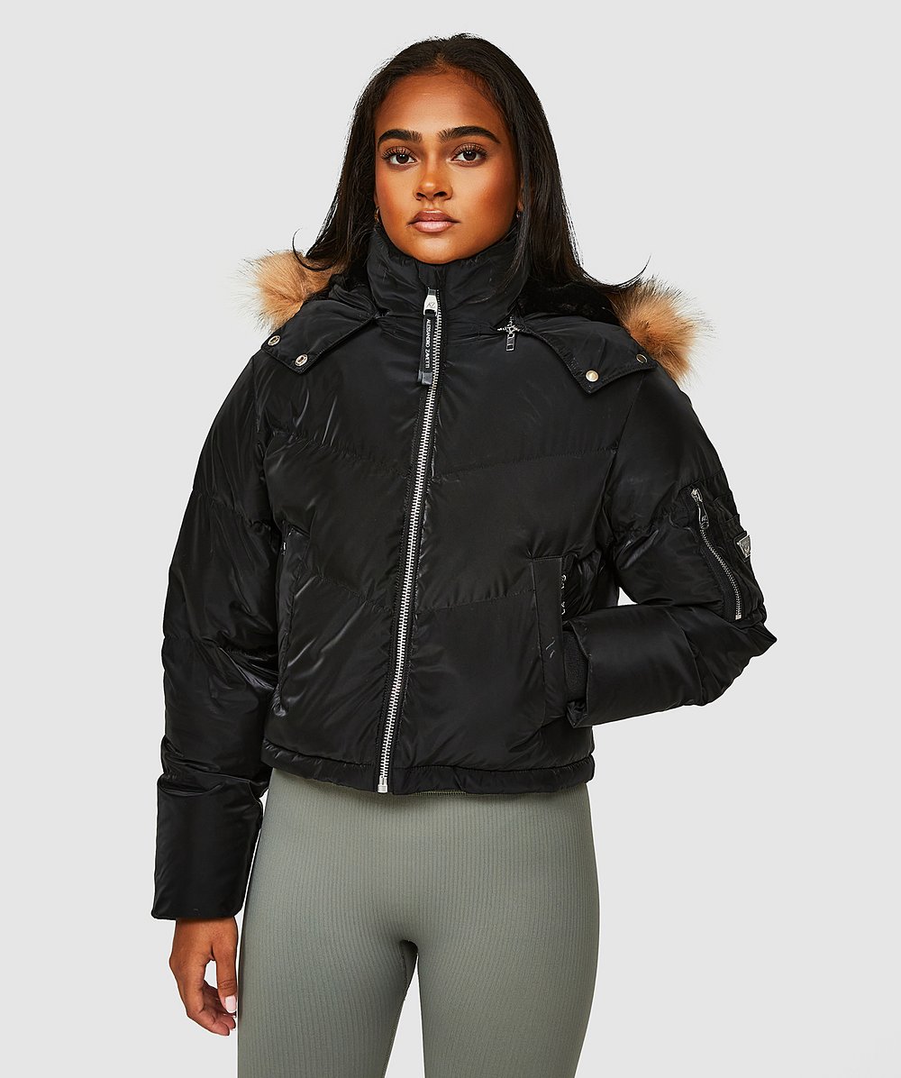 Alessandro Zavetti Womens Alberelli Crop Puffer Jacket