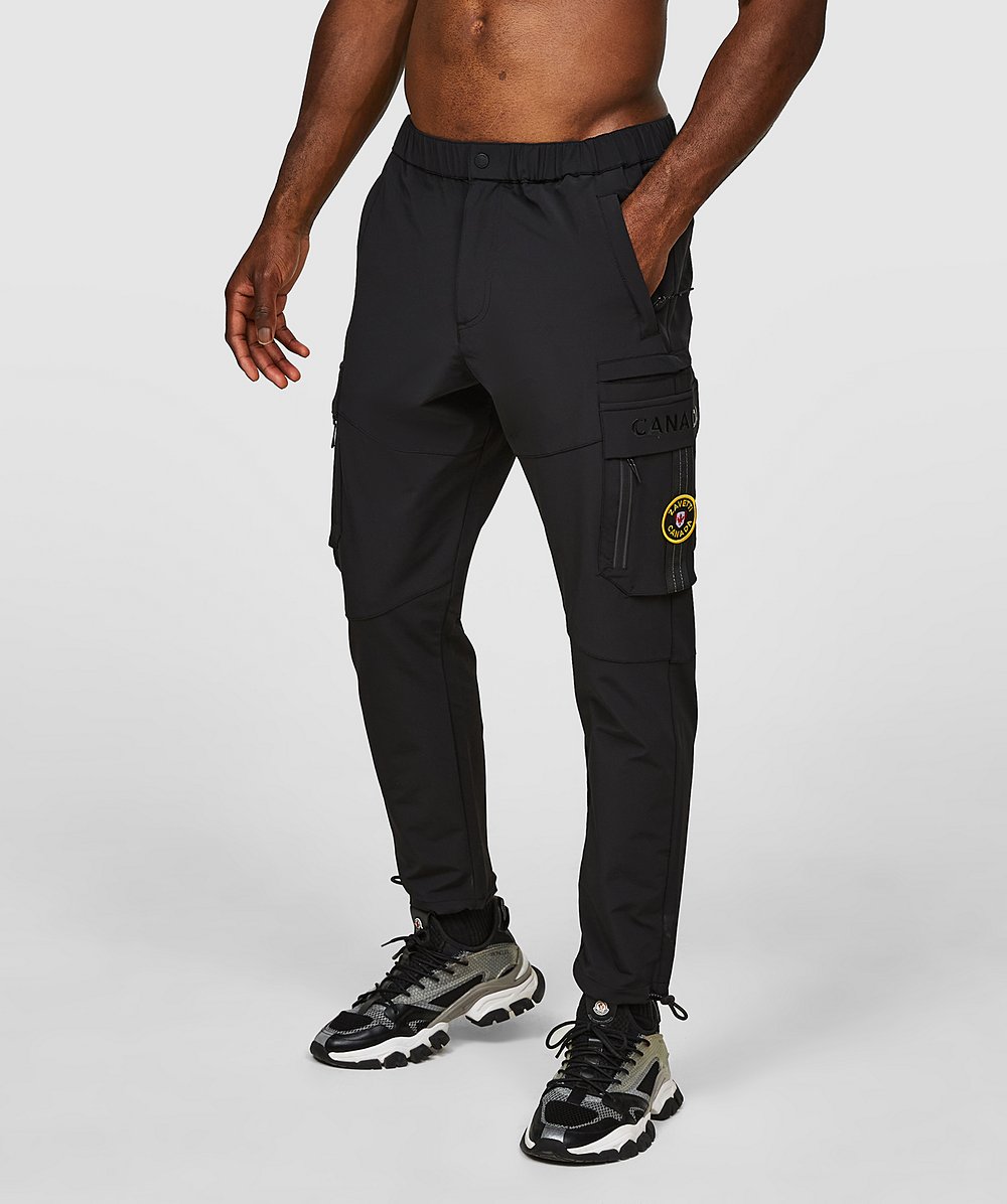 Jet Black Men Cotton Cargo Trouser – Everwear Clothing