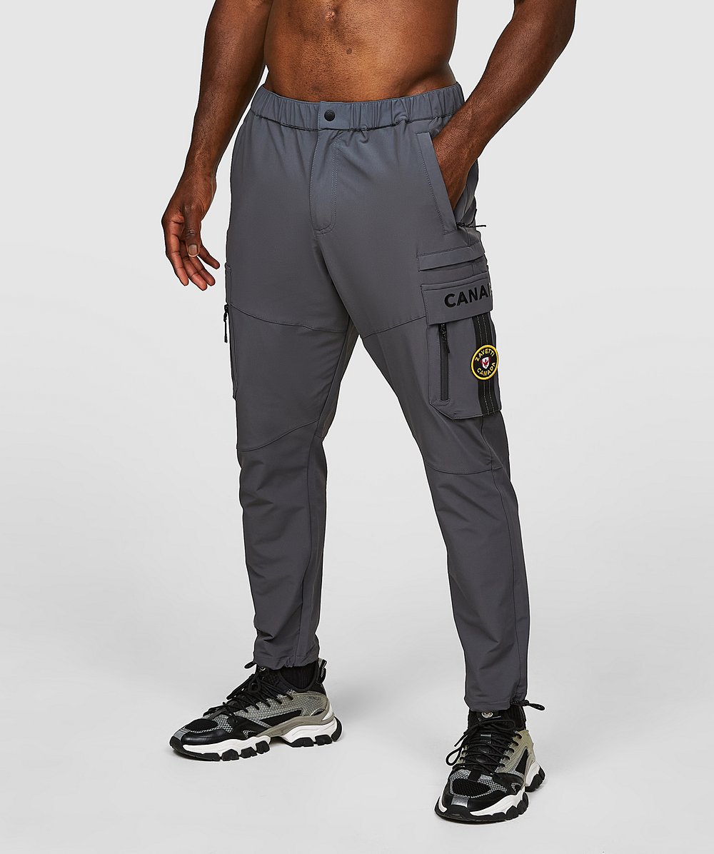Zavetti Canada Gatelli 2.0 Woven Cargo Pant Asphalt Zavetti