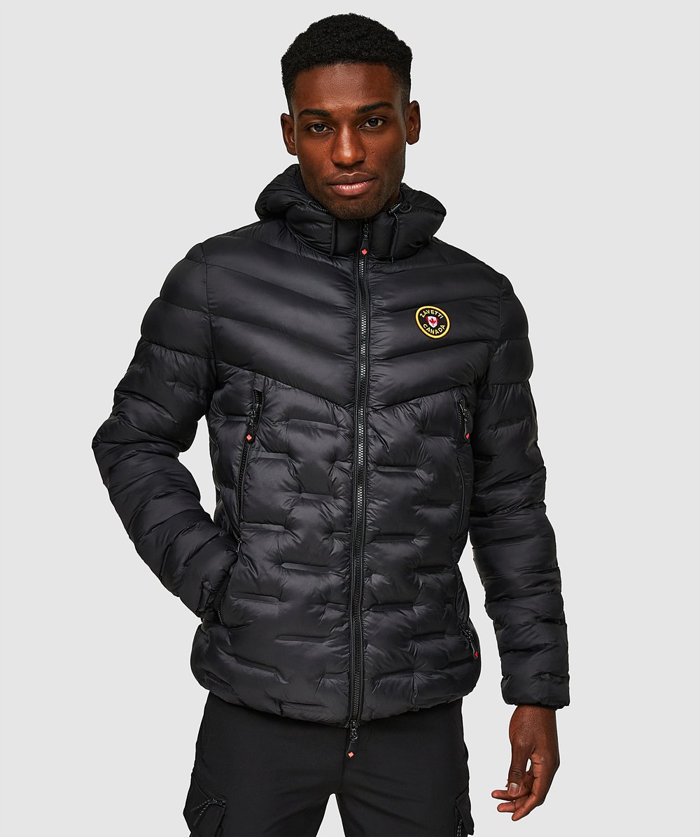 Zavetti Canada Savuno Puffer Jacket Black Zavetti