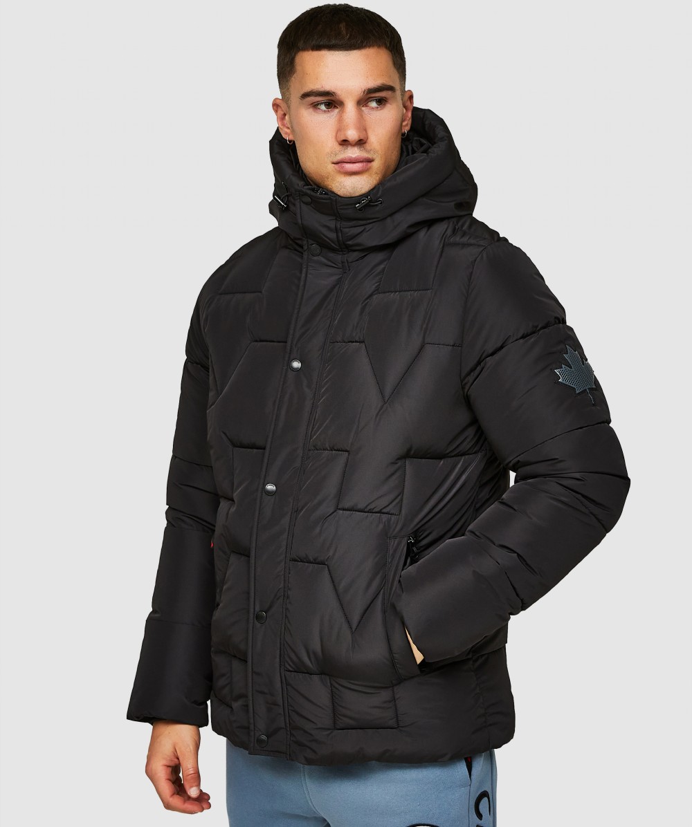 Zavetti Canada Orenza Puffer Jacket | Jet Black | Zavetti