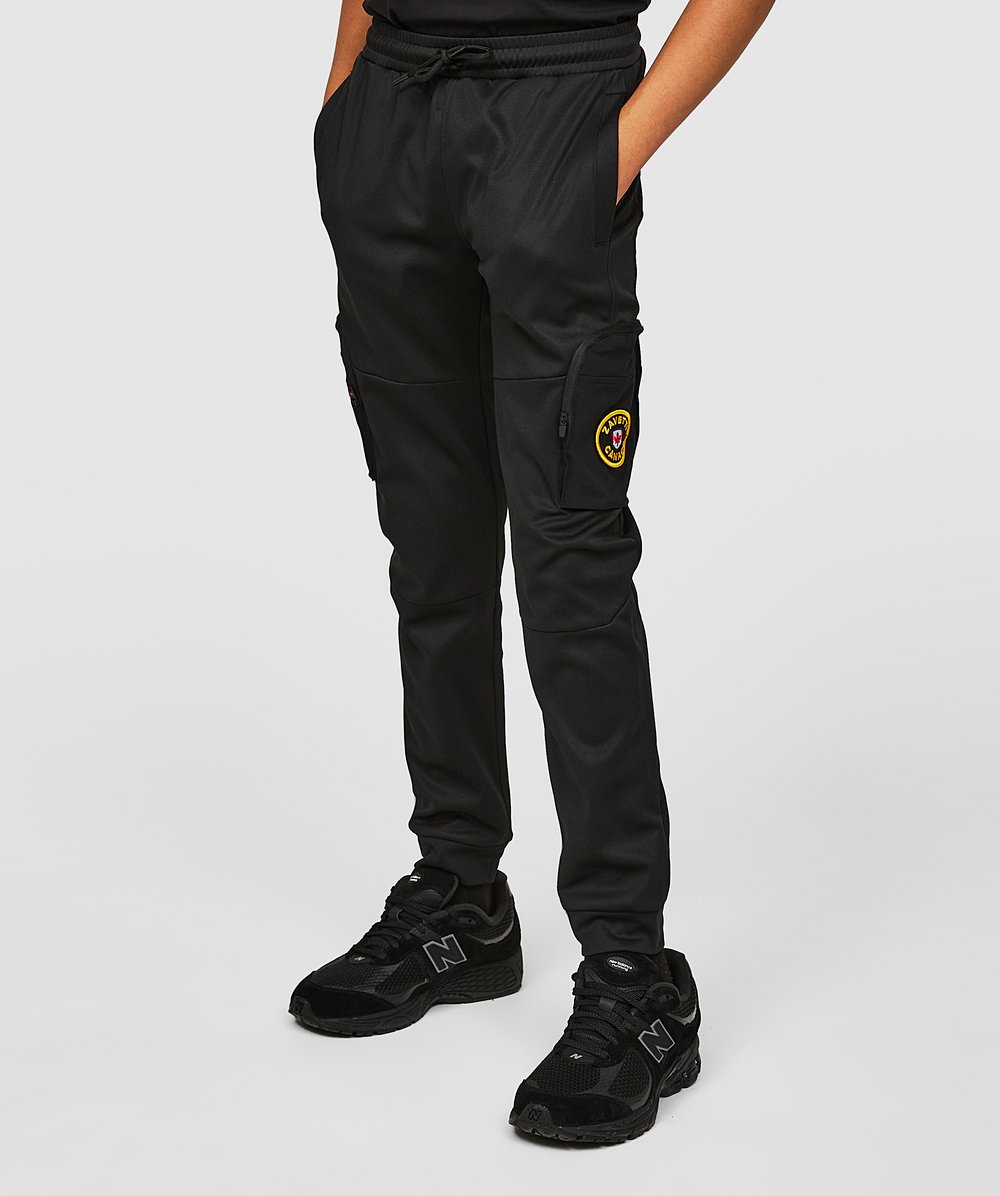 junior black joggers