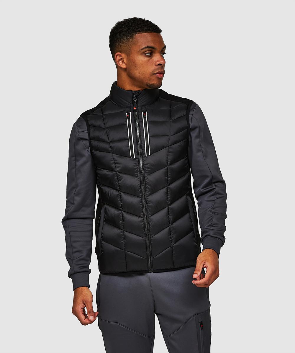 Zavetti Canada Anvox Hybrid Gilet | Jet Black | Zavetti