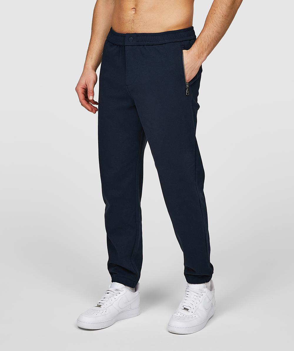 Alessandro Zavetti Vicario Smart Textured Jogger | Total Eclipse | Zavetti