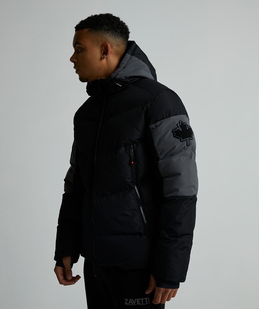 Zavetti Canada Vextaro Puffer Jacket | Asphalt / Jet Black | Zavetti