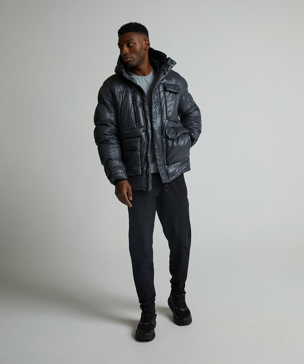 Zavetti Canada Onix Puffer Parka Jacket | Asphalt | Zavetti