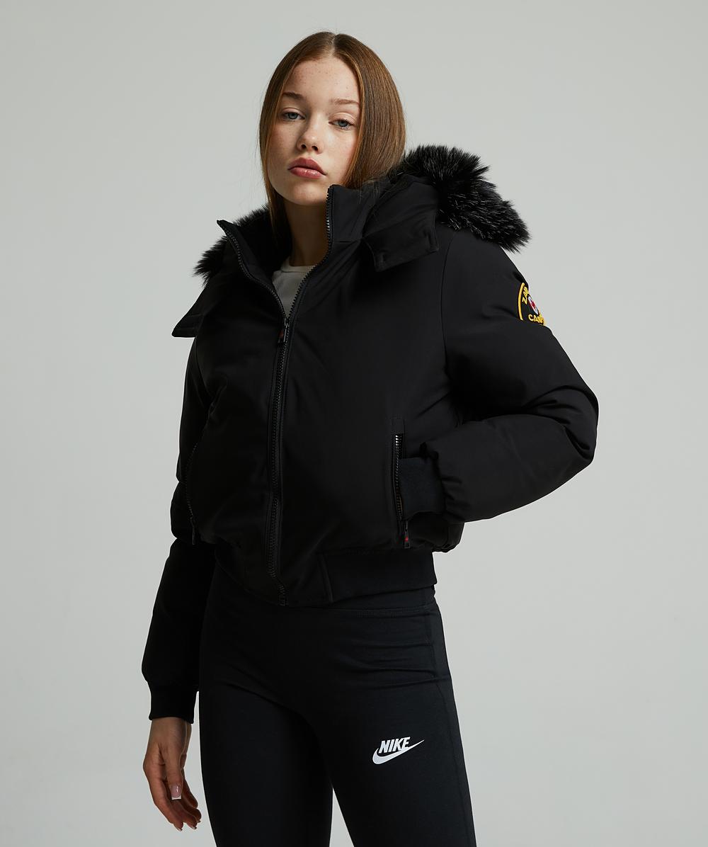 Arabella Hooded Bomber Jacket