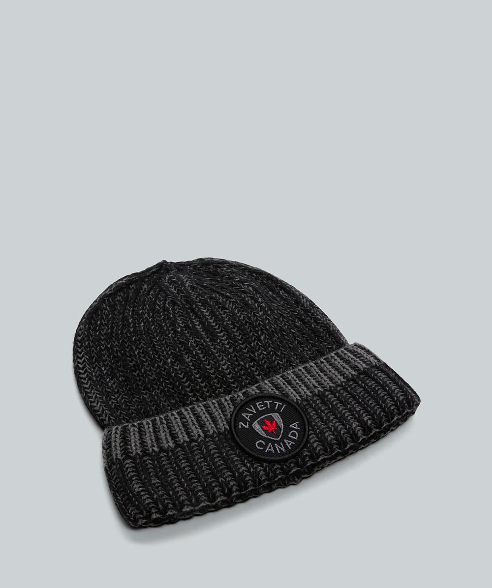 Zavetti Canada Cadboro Knitted Beanie | Jet Black | Zavetti