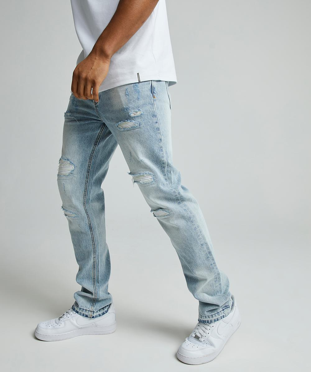 Trentoni Loose Stacked Denim Jean