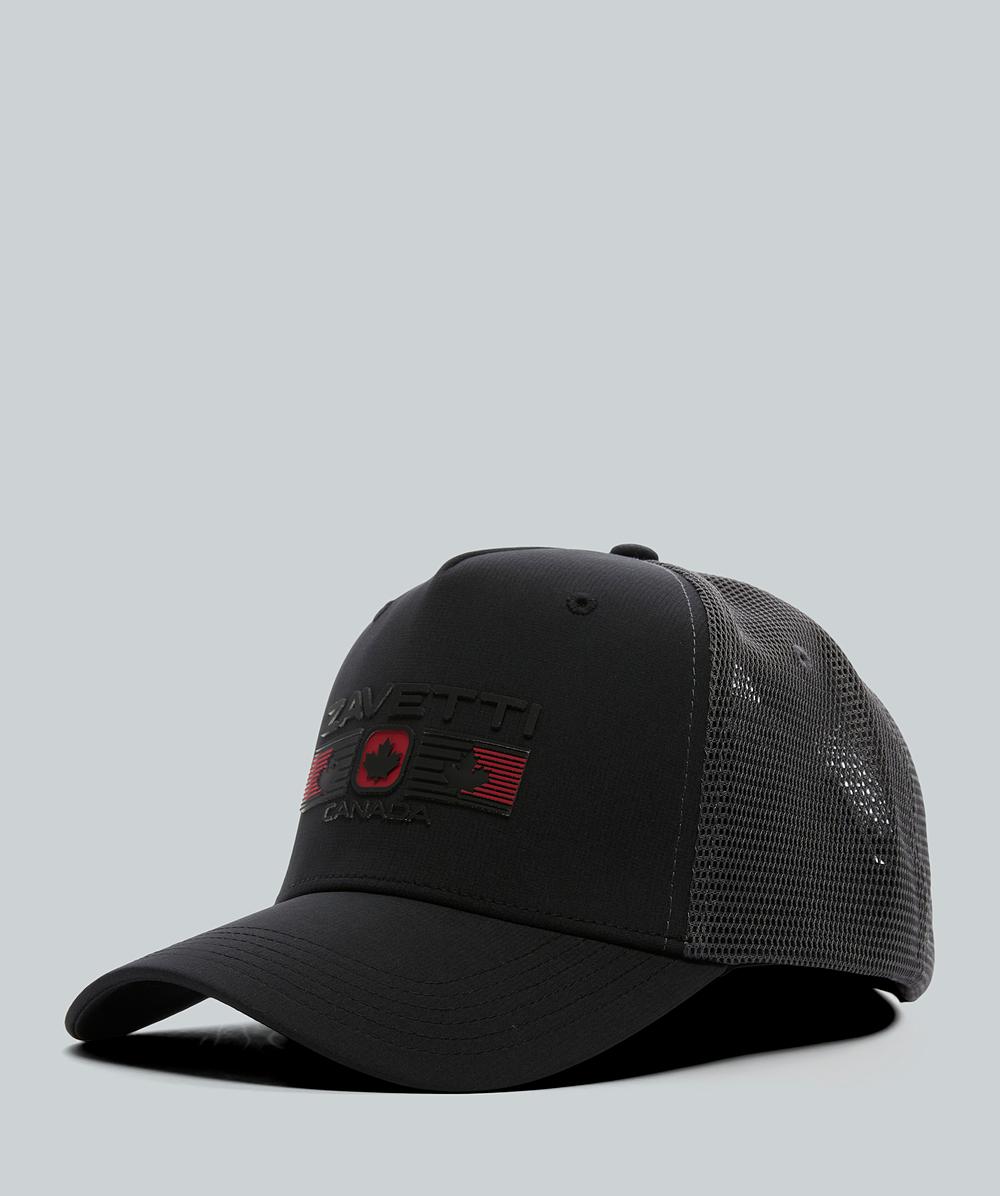 Zavetti Canada Ravinio Mesh Trucker Cap | Black / Urban Charcoal