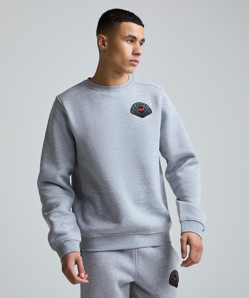 Zavetti Canada Botticini Compatto Sweatshirt | Grey Marl | Zavetti