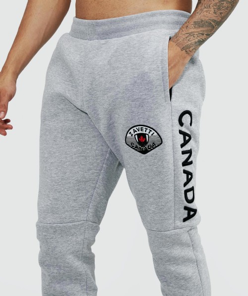 grey reflective joggers