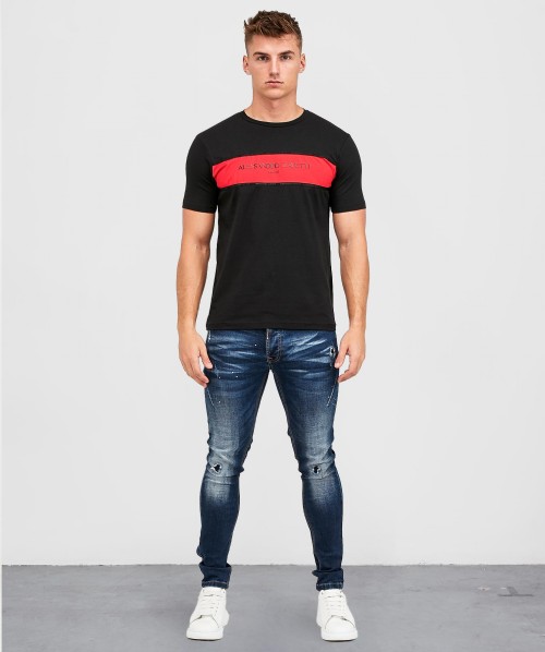 Alessandro Zavetti Tiger Bolt T-Shirt | Black / Reflective | Zavetti