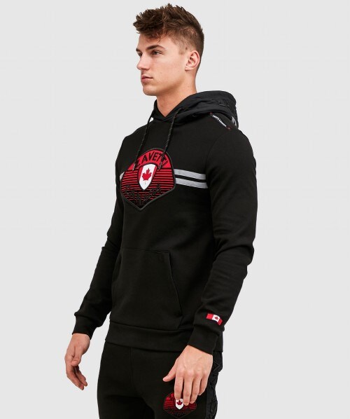 Zavetti Canada Bonnicini Overhead Reflective Hoodie | Black ...