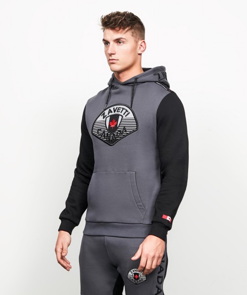 Zavetti Canada Bonnicini Overhead Reflective Hoodie | Black ...