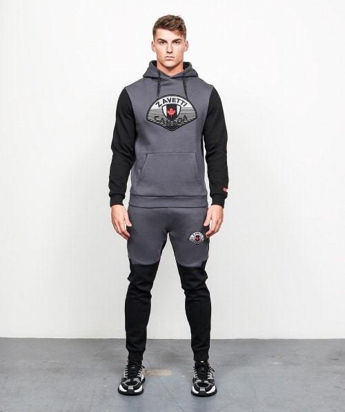 Zavetti Canada Bonnicini Overhead Reflective Hoodie | Black 