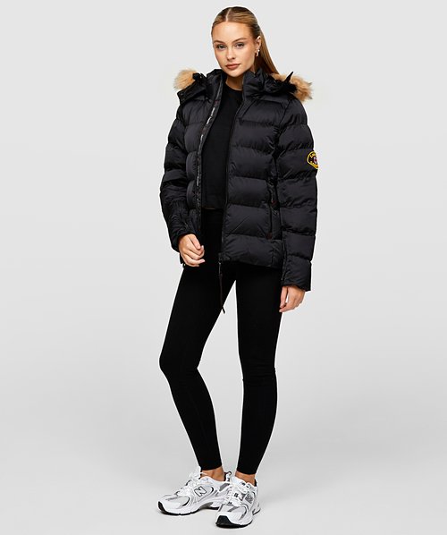 Zavetti Canada Womens Gabellia Jacket | Black | Zavetti