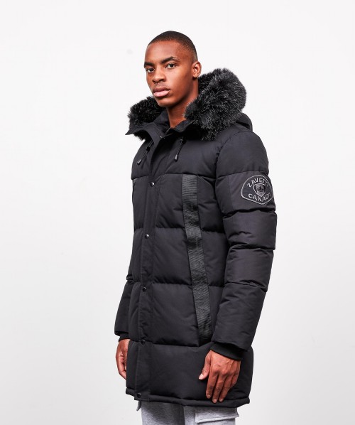 designer women's long down jacket