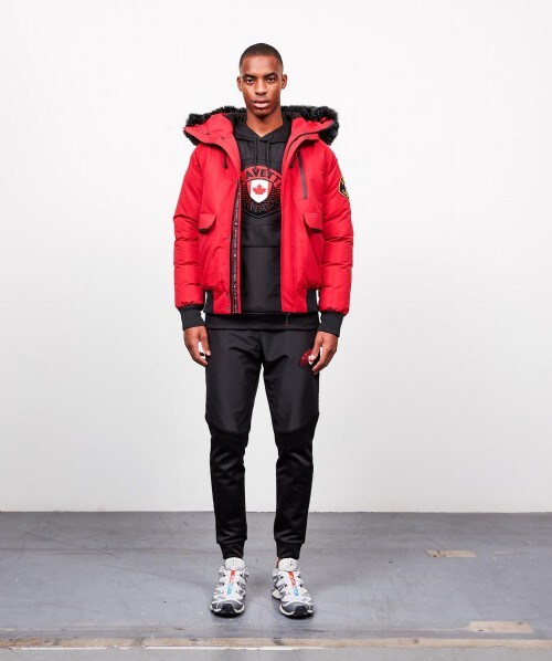 zavetti canada abelli fur trim bomber