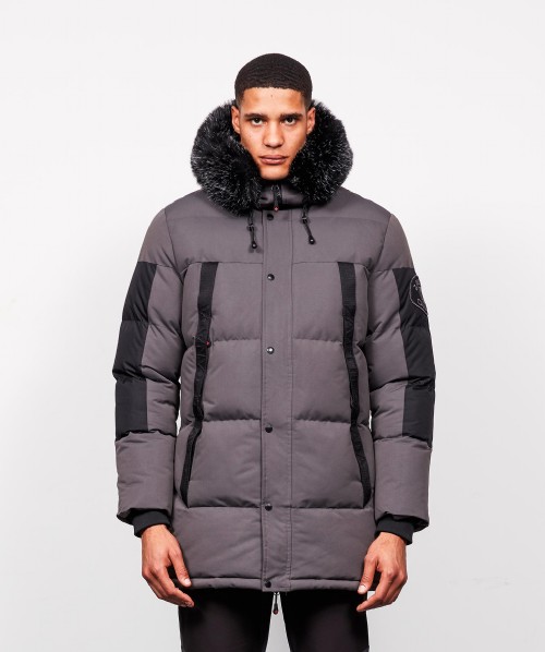 Zavetti Canada Turveno Hooded Bomber Jacket | Black | Zavetti